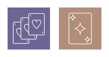 Deck of Card and Card Icon vector