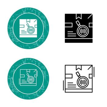 Tracking Code Vector Icon