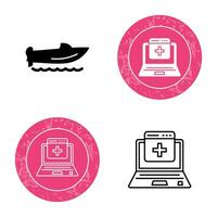 Speed Boat Vector Icon