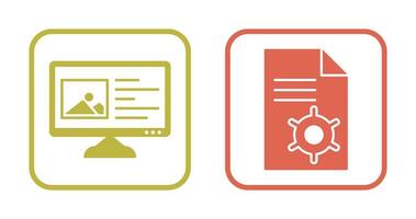 Content Planning and Content Management Icon vector