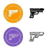 icono de vector de pistola