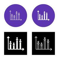 Candidate Graph Vector Icon