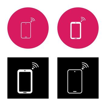 Unique Connected Device Vector Icon