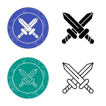 icono de vector de espada