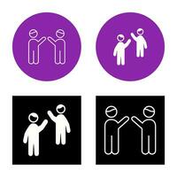 Waing to people Vector Icon