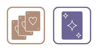 Deck of Card and Card Icon vector