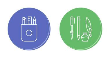 Stationery and Writing Equipment Icon vector