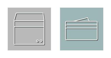 box and wallet Icon vector