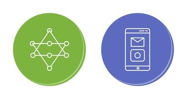 Networks and Mobile Applications Icon vector