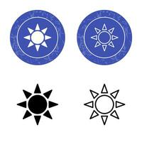 UV Radiation Vector Icon