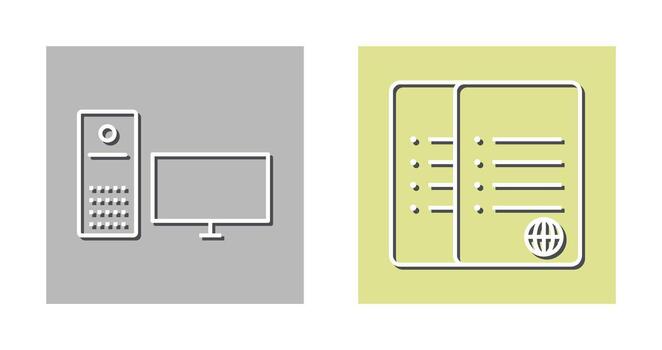 computadora y corrompido datos icono vector