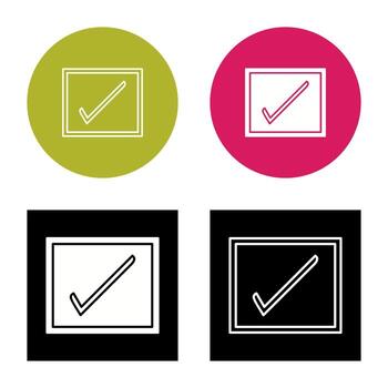 Checkbox Vector Icon