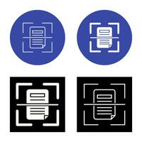 Scan Vector Icon
