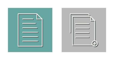 document and two files  Icon vector