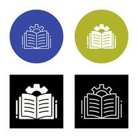 Open Book Vector Icon