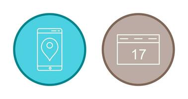 Gps Service and Event Management Icon vector