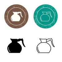 icono de vector de cafetera