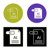 AI Vector Icon