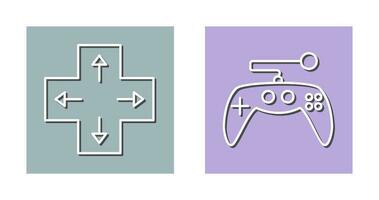 Direction Key and Gaming Control Icon vector