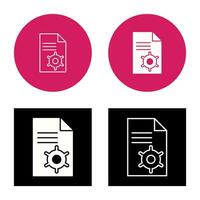 Unique Content Management Vector Icon