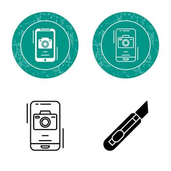 icono de vector de camara