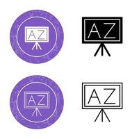 From A To Z Vector Icon