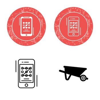 icono de vector de código de patrón