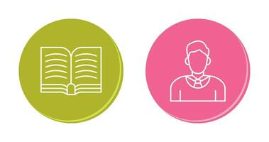 Book and Judge Icon vector