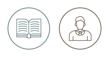 Book and Judge Icon vector