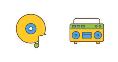 Music CD and Casette Icon vector