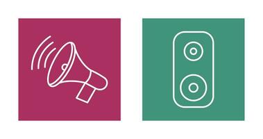 Announcing and Speaker Icon vector