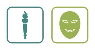 Museum Torch and Ancient Icon vector