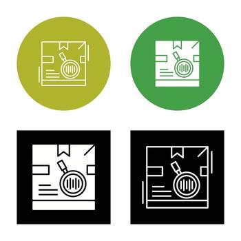 Tracking Code Vector Icon