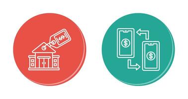 Rental and Transaction Icon vector