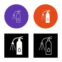 Unique Using Extinguisher Vector Icon