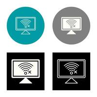Disconnected Network Vector Icon