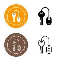 Room key Vector Icon