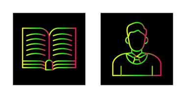 Book and Judge Icon vector