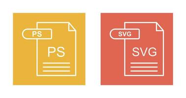 PS and SVG Icon vector