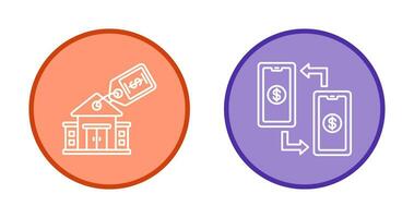 Rental and Transaction Icon vector