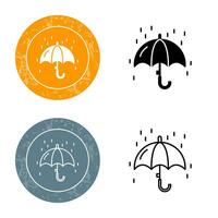 Raining Vector Icon