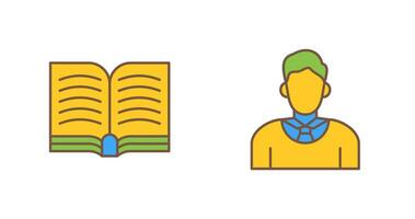 Book and Judge Icon vector