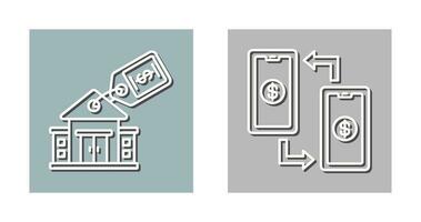 Rental and Transaction Icon vector