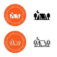 Tent Vector Icon