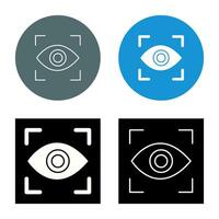 Eye Scan Vector Icon