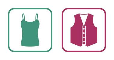 Ladies Vest and safety Icon vector