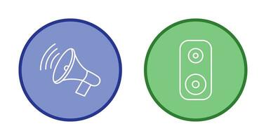 Announcing and Speaker Icon vector