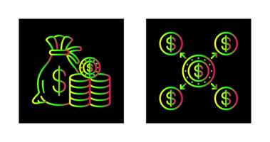 Saving and Distribution Icon vector