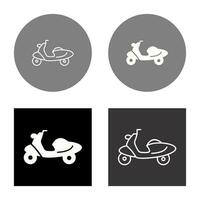 icono de vector de scooter