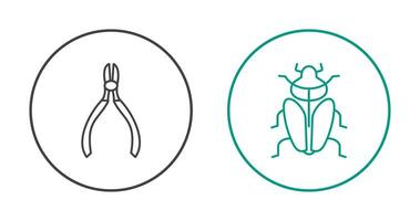 Cutter and Insect Icon vector